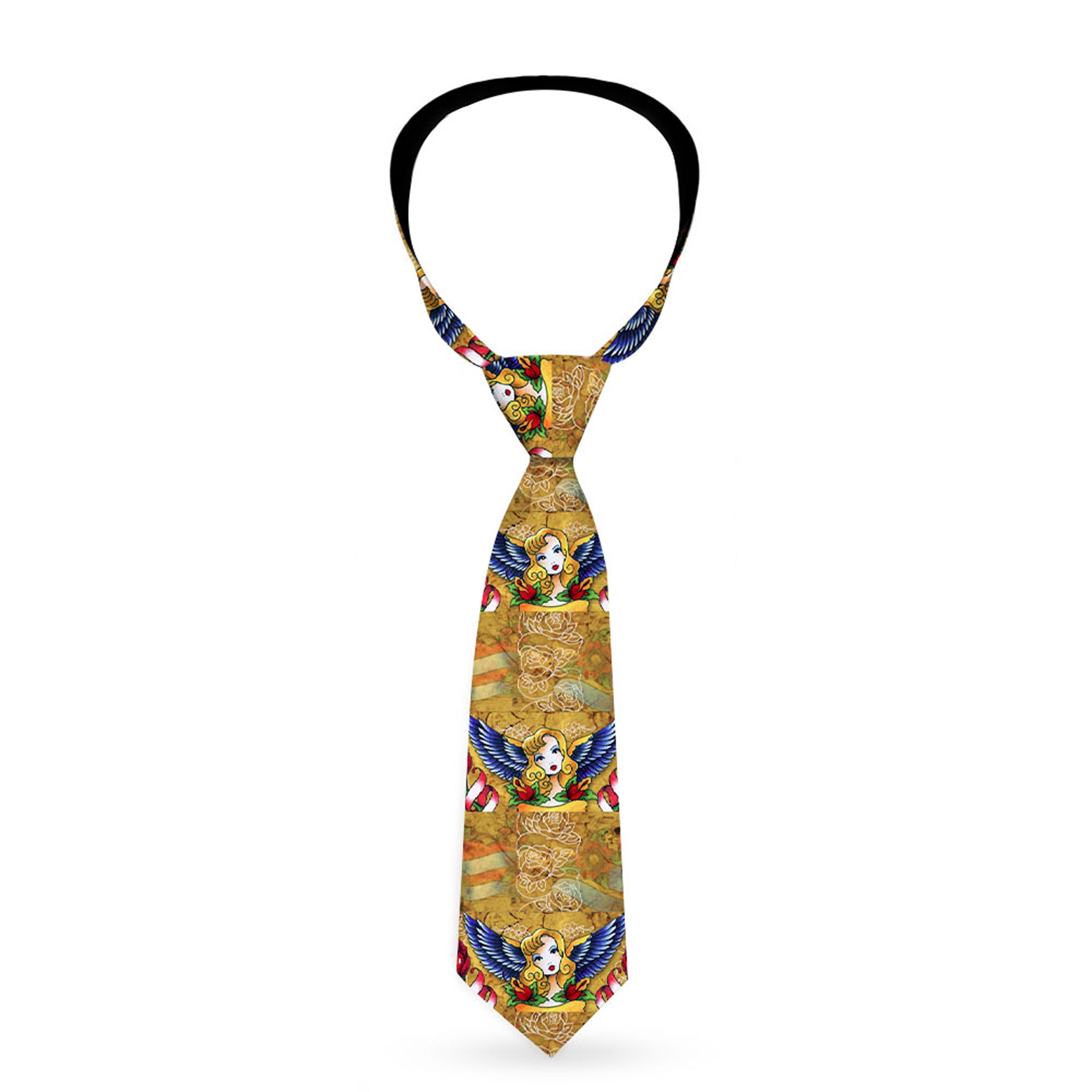 Buckle-Down Necktie - TJ-Blonde Neckties Tattoo Johnny
