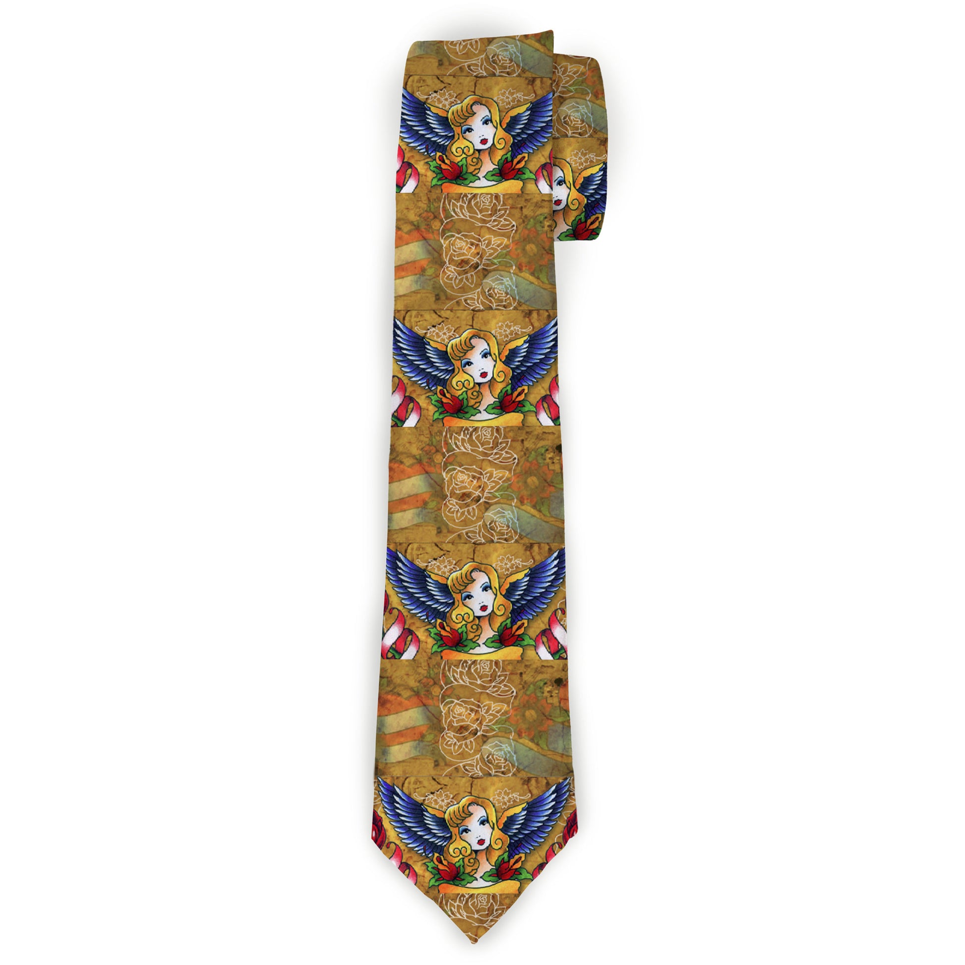 Buckle-Down Necktie - TJ-Blonde Neckties Tattoo Johnny