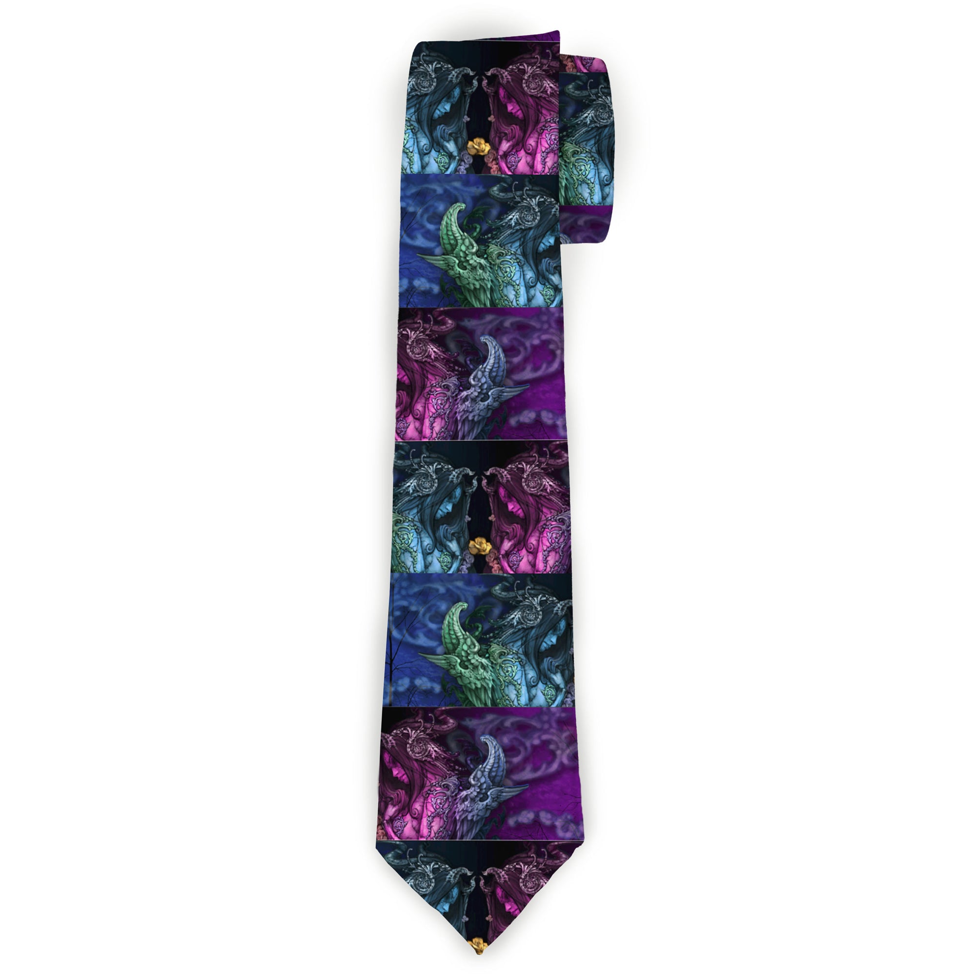 Buckle-Down Necktie - TJ-Bollt Cthulu Neckties Tattoo Johnny