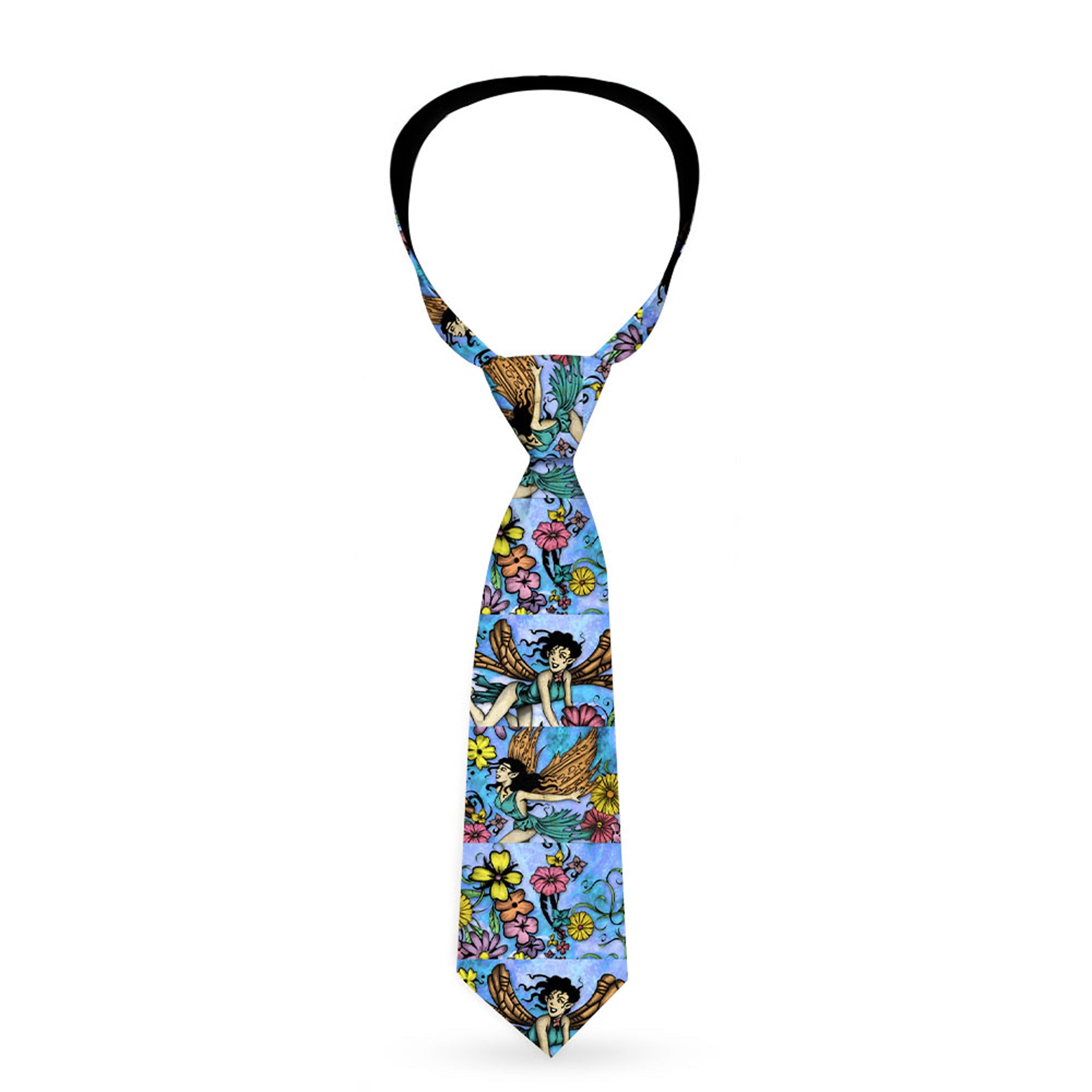 Buckle-Down Necktie - TJ-Flower Fairy Neckties Tattoo Johnny