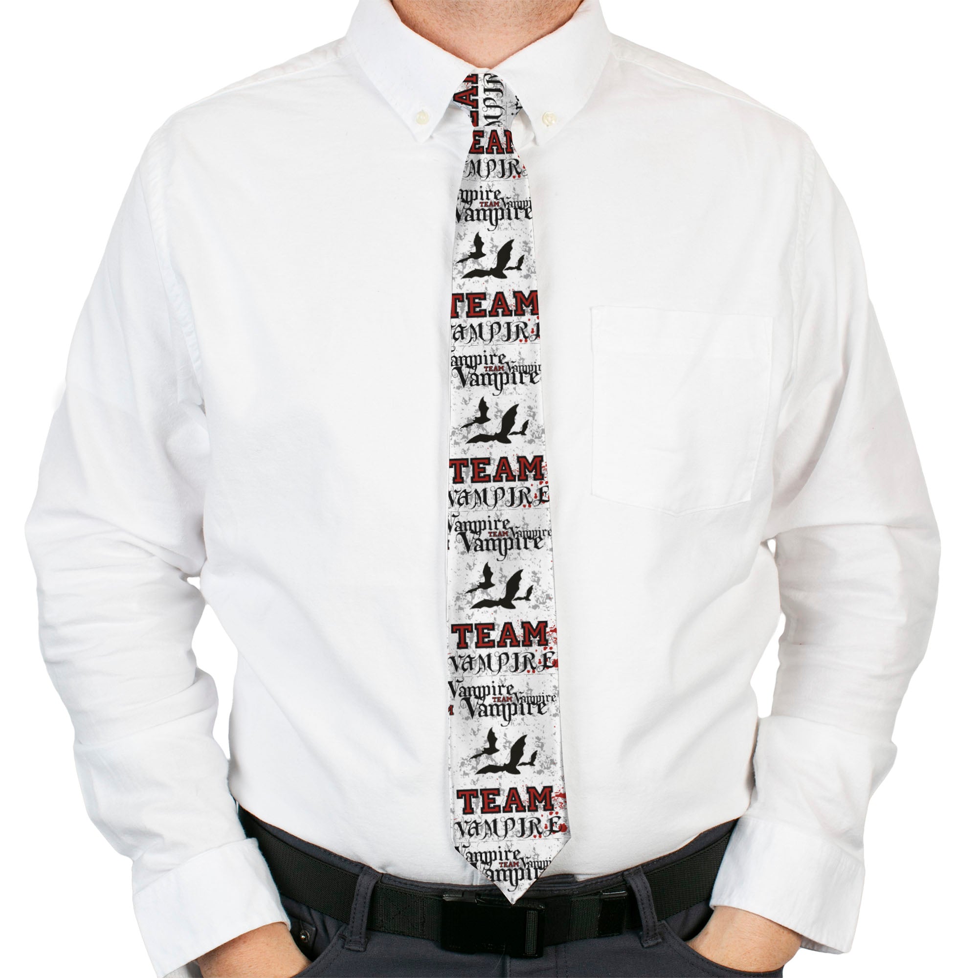 Buckle-Down Necktie - Team Vampire Neckties Buckle-Down