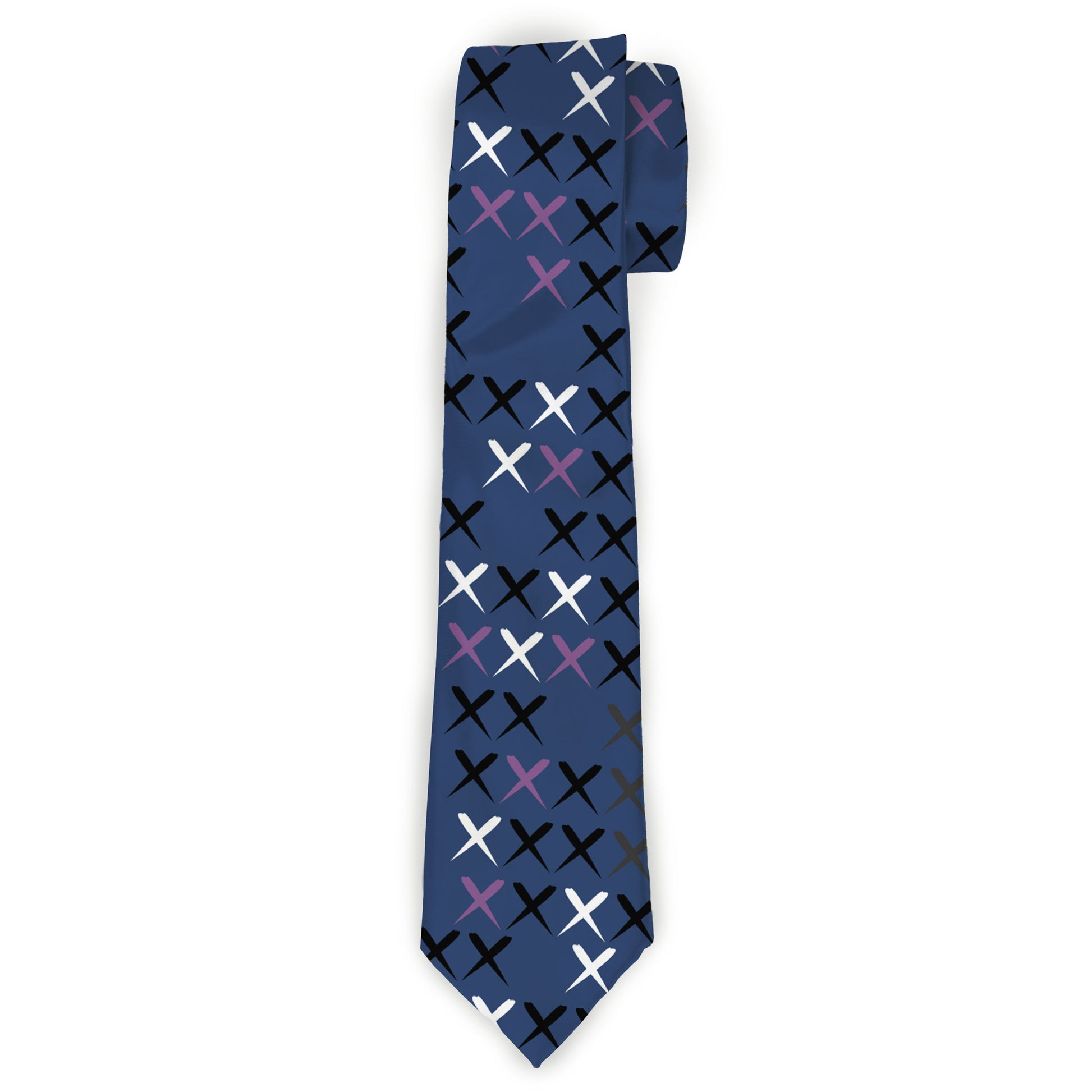 Buckle-Down Necktie - Tread Plate Turquoise/Fuchsia/White Neckties Buckle-Down