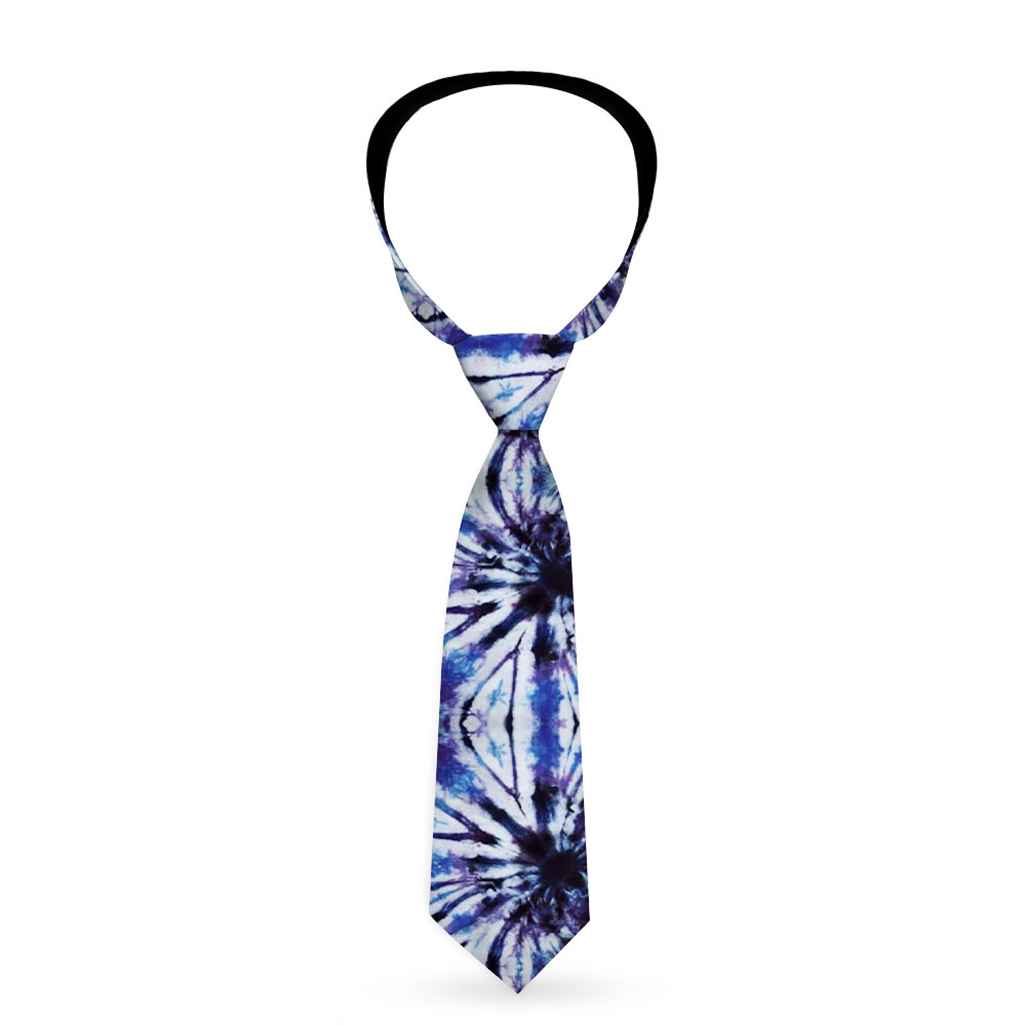 Buckle-Down Necktie - Tie Dye Purple/Blue Neckties Buckle-Down