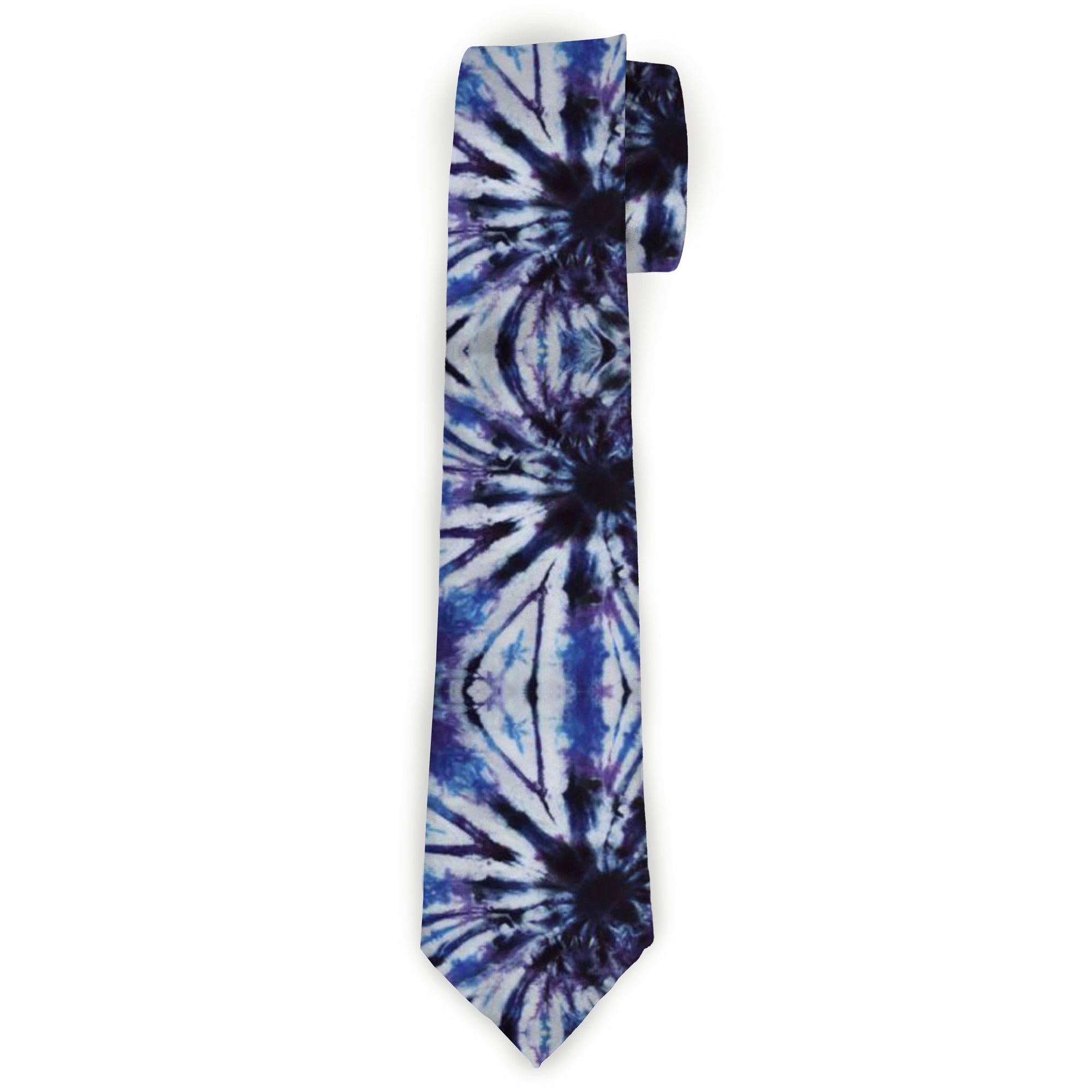 Buckle-Down Necktie - Tie Dye Purple/Blue Neckties Buckle-Down