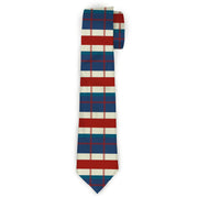 Buckle-Down Necktie - Tartan Plaid Khaki/Blues/Red Neckties Buckle-Down