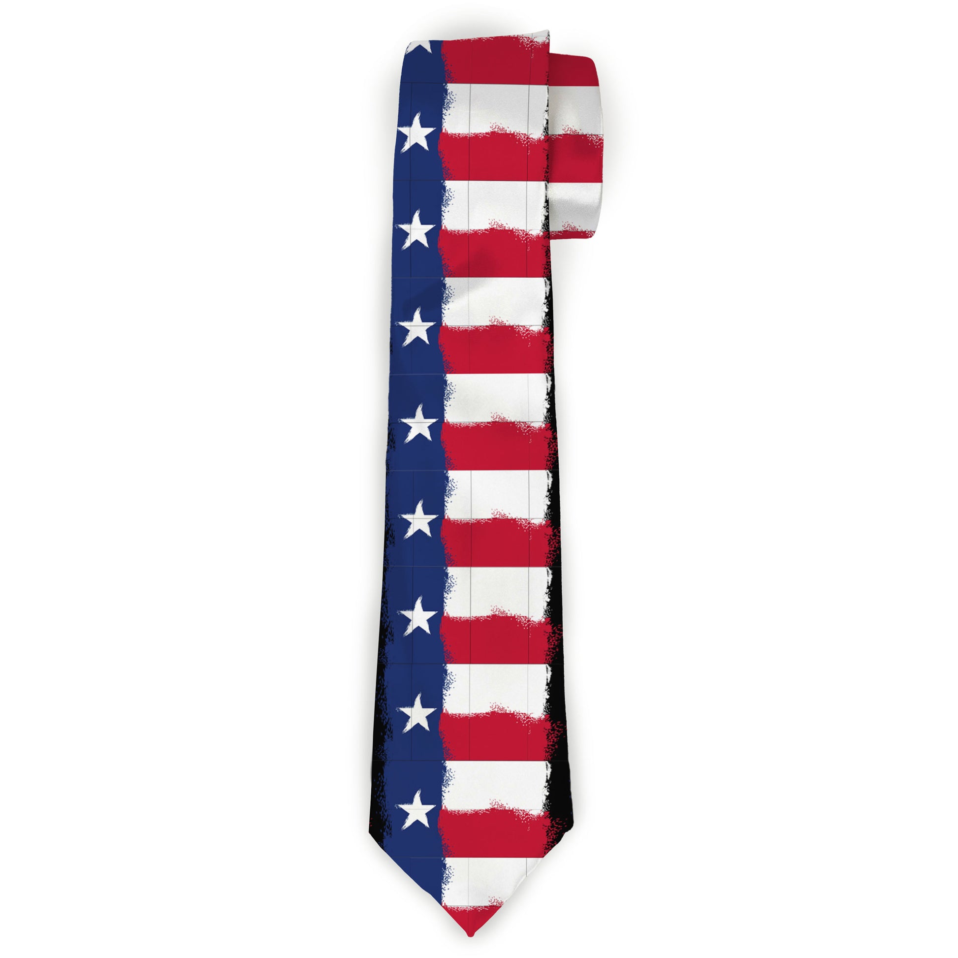 Buckle-Down Necktie - Texas Flag Painting Neckties Buckle-Down