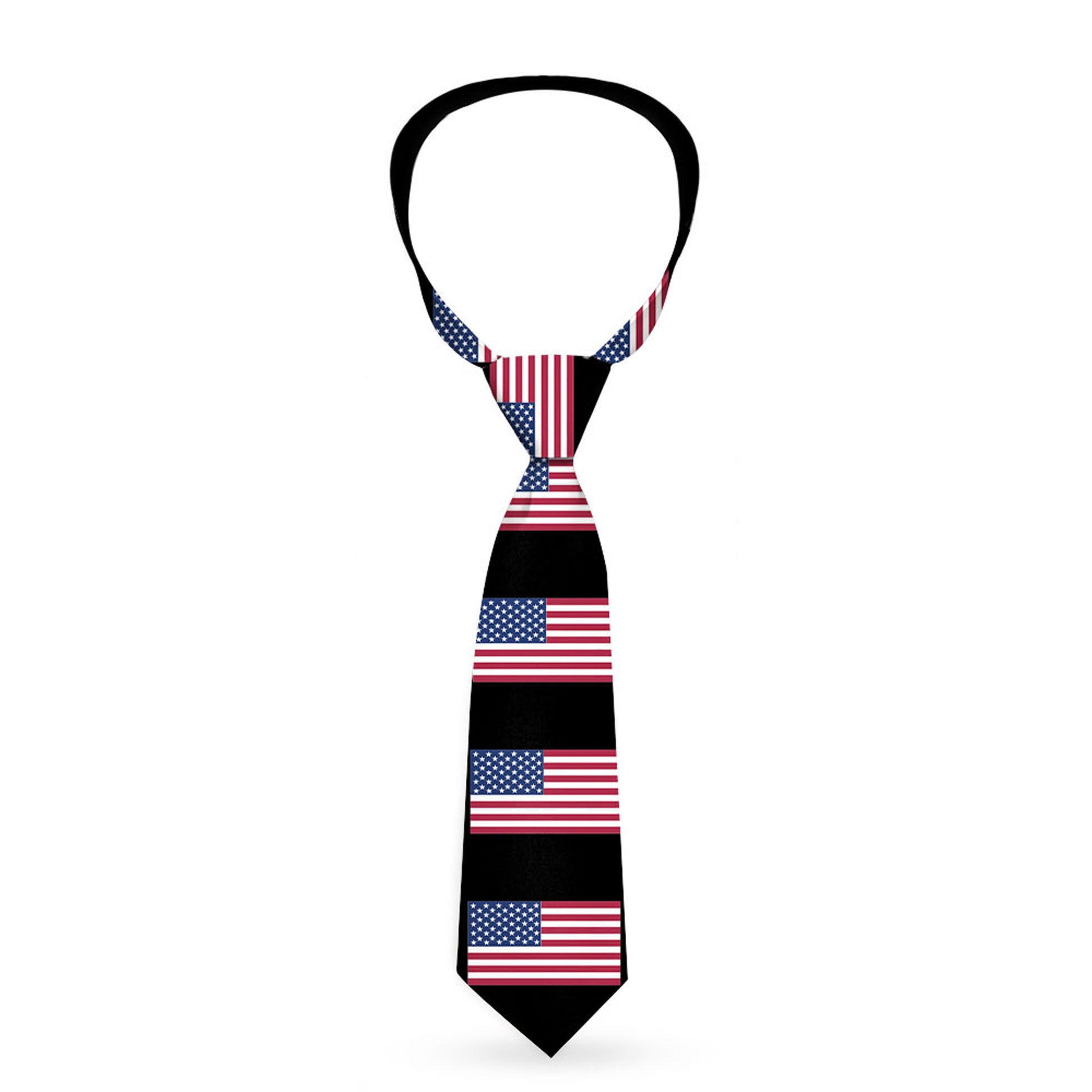 Buckle-Down Necktie - United States Flags Neckties Buckle-Down