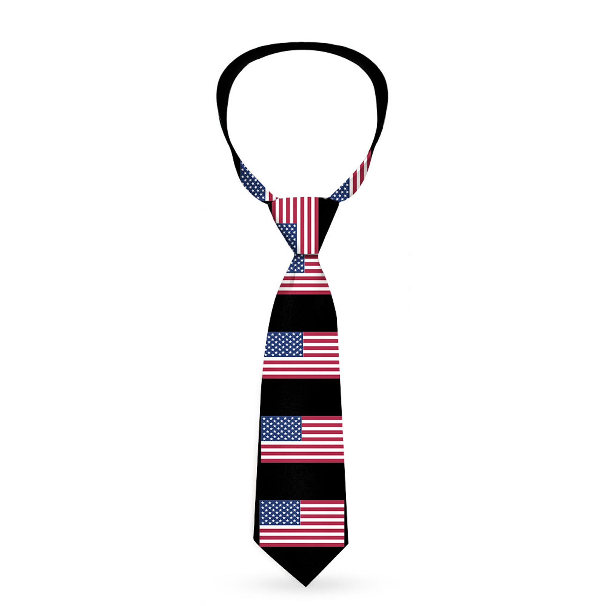 Buckle-Down Necktie - United States Flags Neckties Buckle-Down