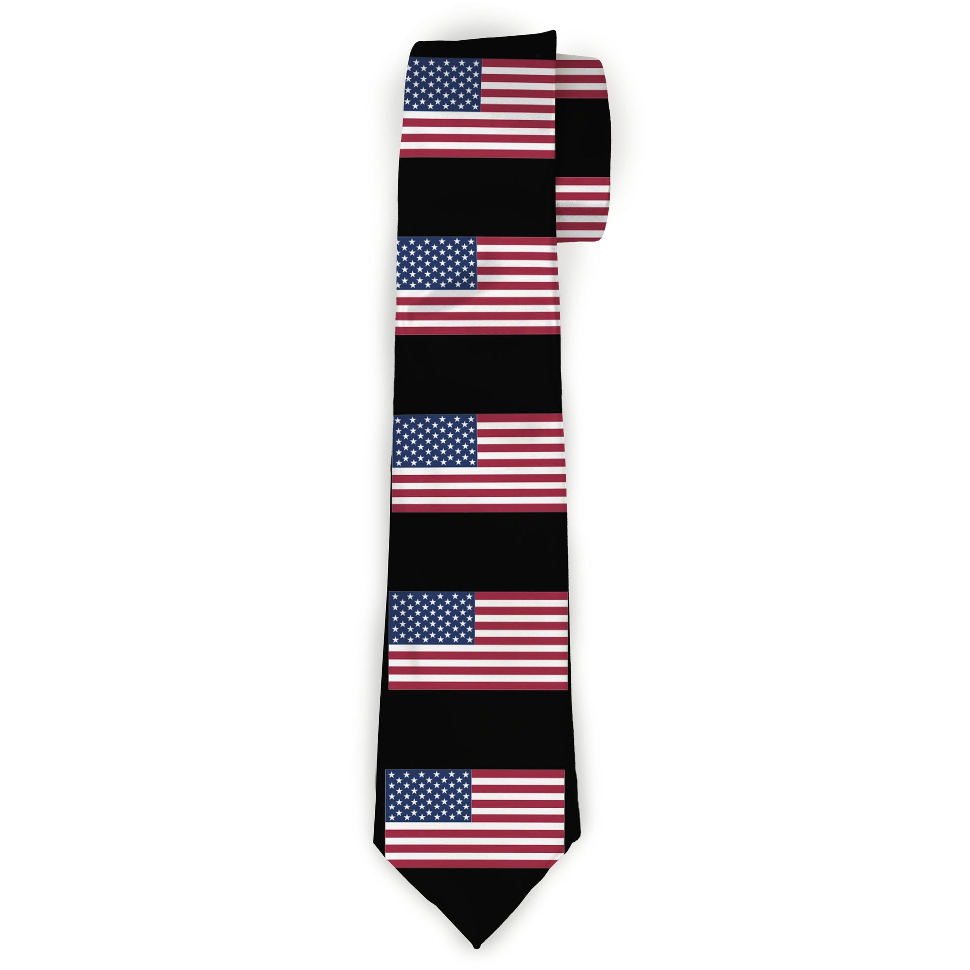 Buckle-Down Necktie - United States Flags Neckties Buckle-Down