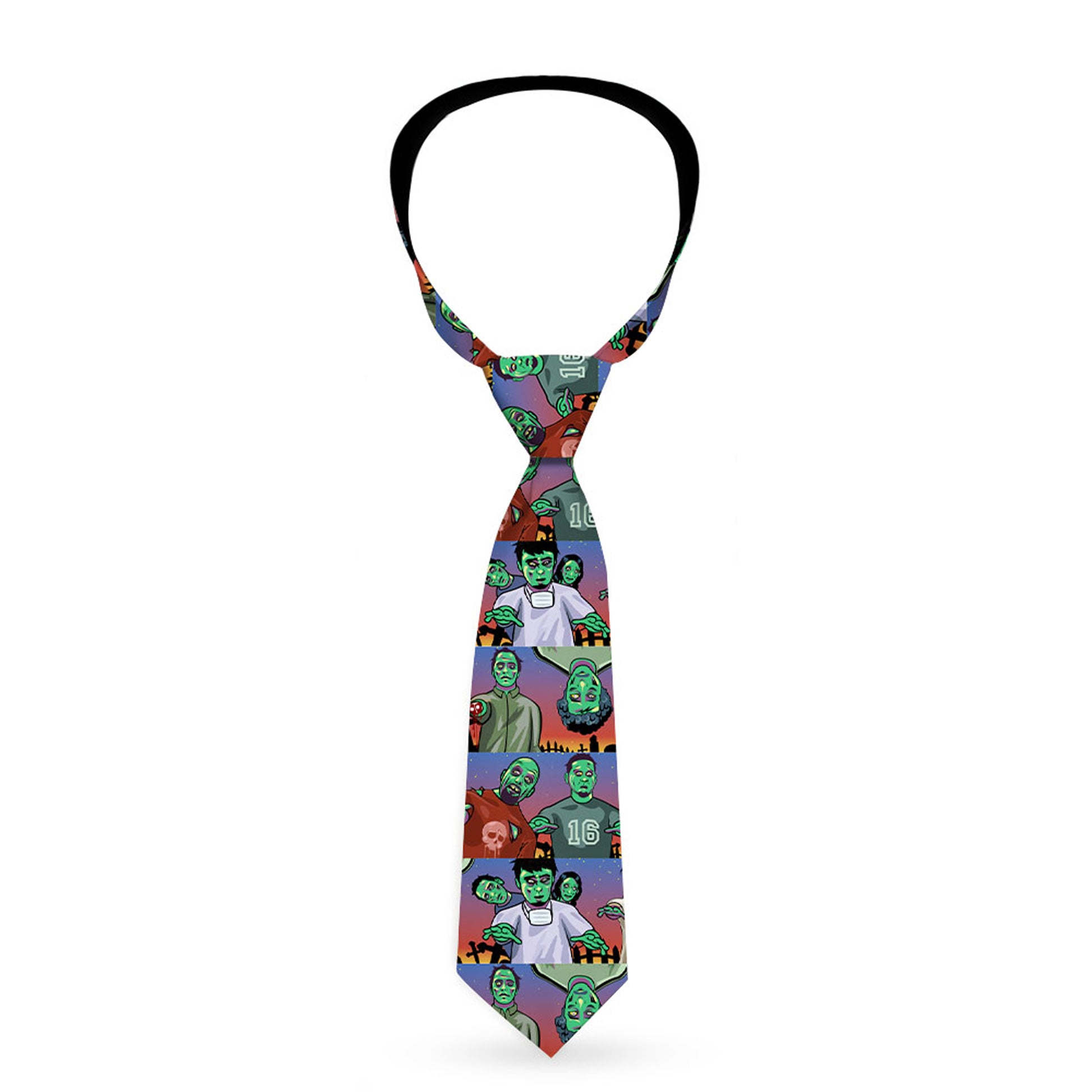 Buckle-Down Necktie - Walking Zombies Neckties Buckle-Down