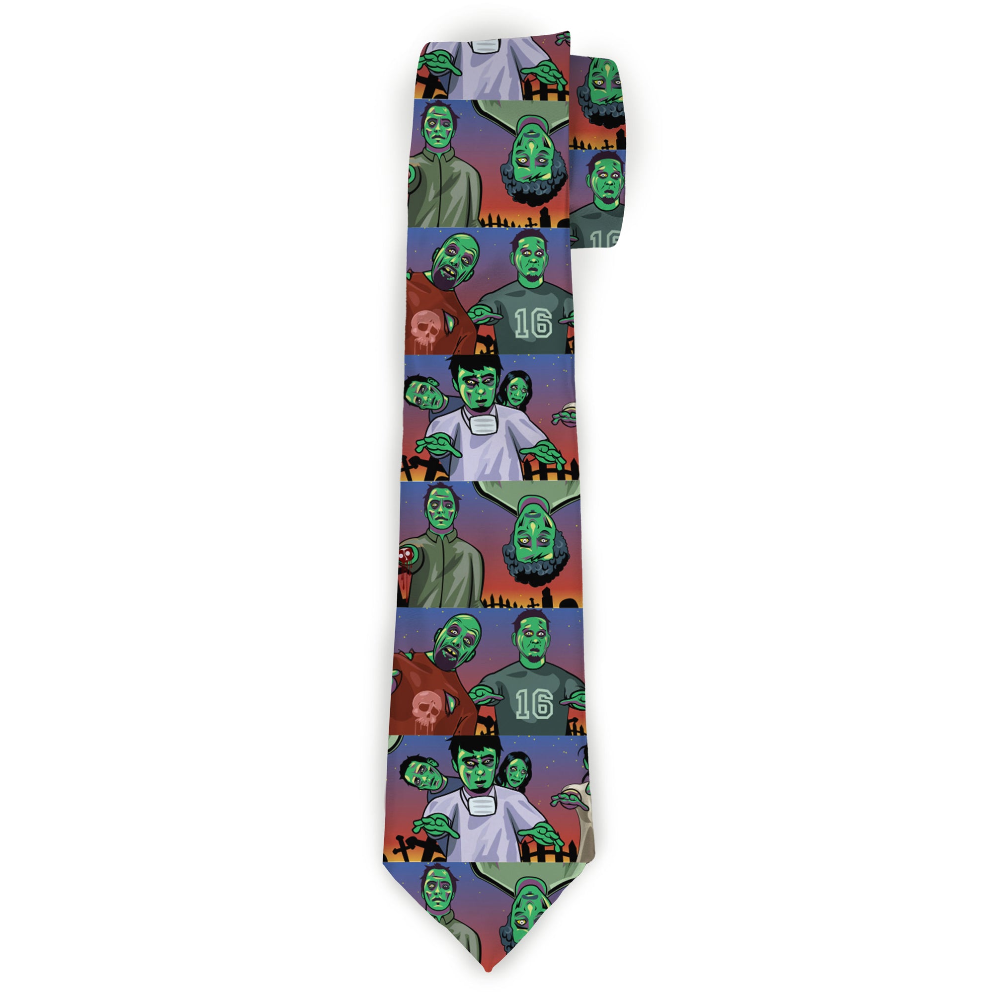 Buckle-Down Necktie - Walking Zombies Neckties Buckle-Down
