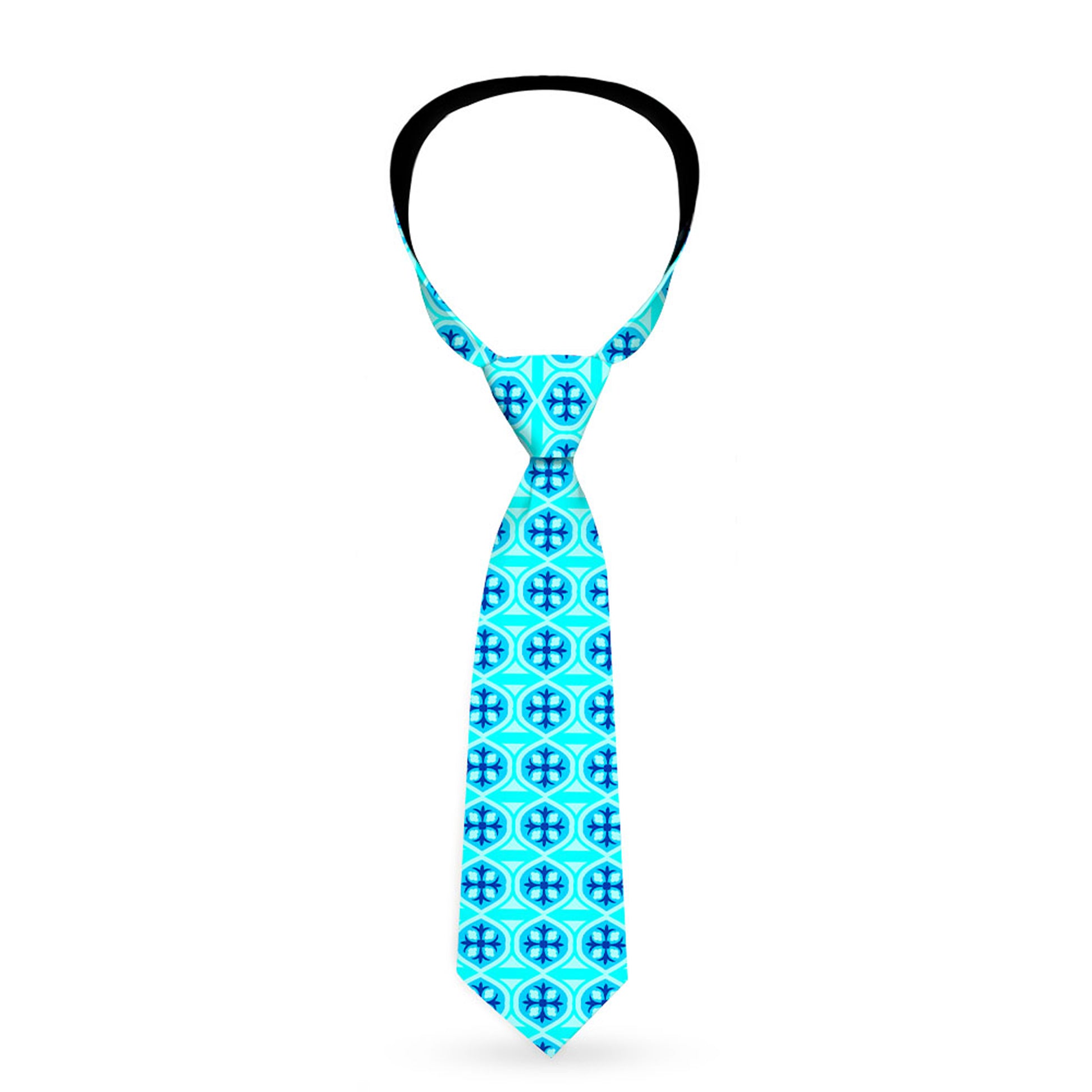 Buckle-Down Necktie - Wallpaper2 Baby Blue/Blue Neckties Buckle-Down