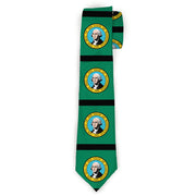 Buckle-Down Necktie - Washington Flags/Black Neckties Buckle-Down