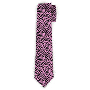 Buckle-Down Necktie - Zebra 2 Baby Pink Neckties Buckle-Down