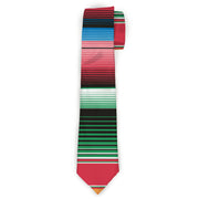 Buckle-Down Necktie - Zarape5 Vertical Multi Color Stripe Neckties Buckle-Down