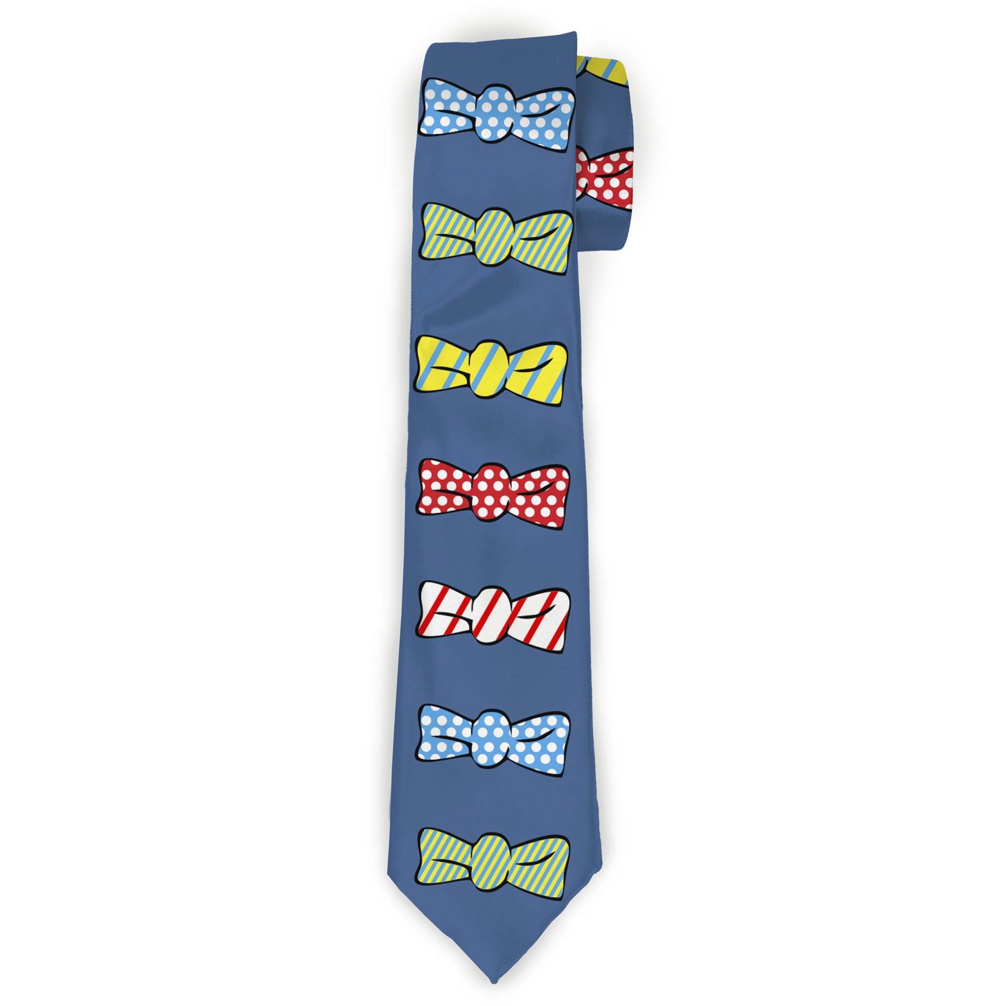 Buckle-Down Necktie - Bowties Blue/Multi Color Neckties Buckle-Down