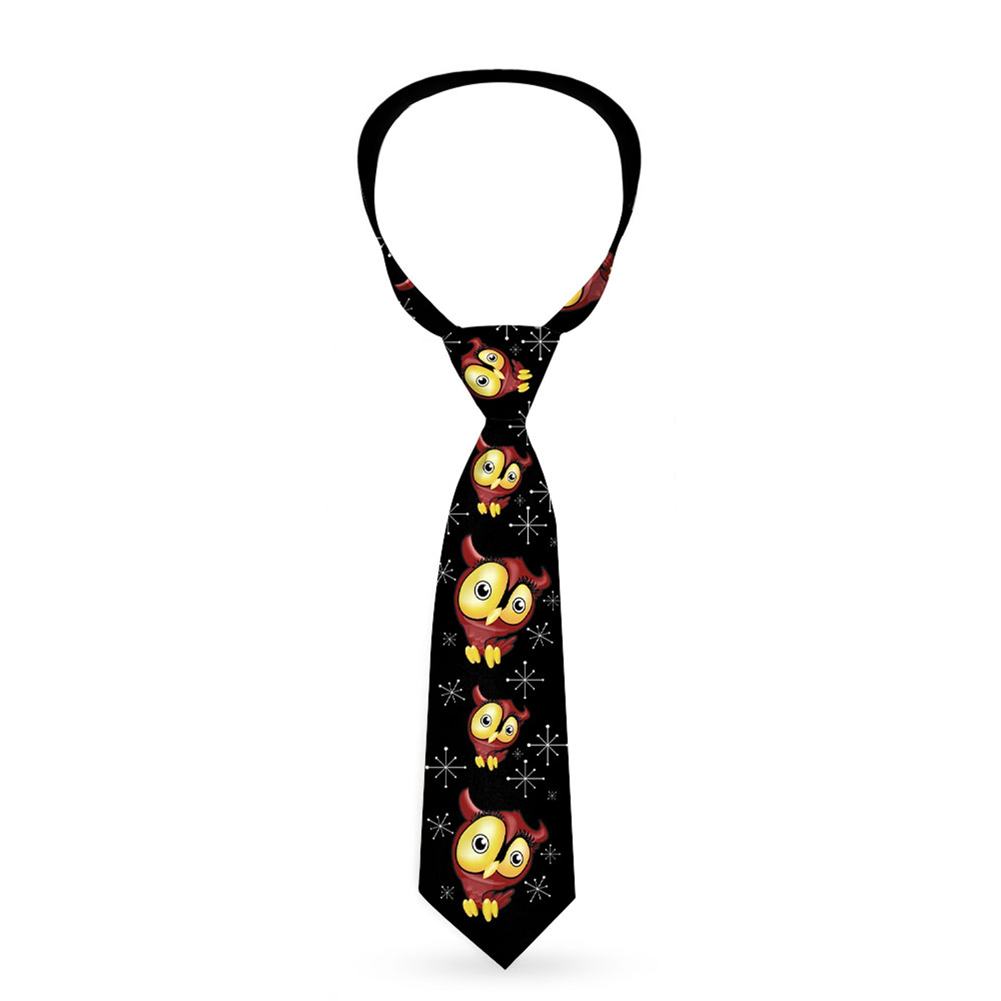 Buckle-Down Necktie - Big Eye Owl Neckties Buckle-Down