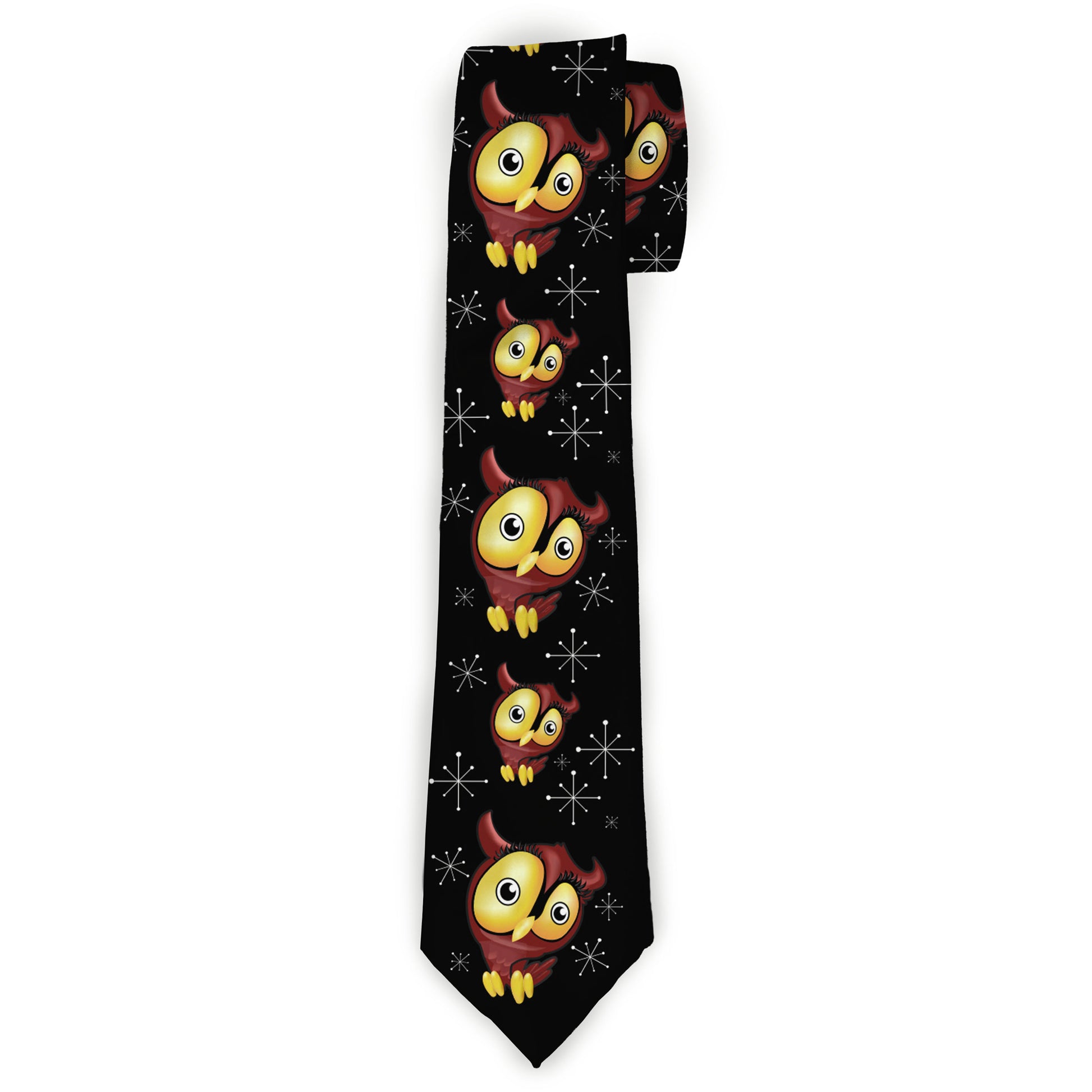 Buckle-Down Necktie - Big Eye Owl Neckties Buckle-Down