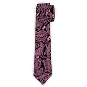 Buckle-Down Necktie - Bandana/Skulls Black/Pink Neckties Buckle-Down
