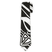 Buckle-Down Necktie - BD Logo/BUCKLE-DOWN Script Black/White Neckties Buckle-Down