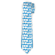 Buckle-Down Necktie - BUCKLE-DOWN Shapes Turquoise/White Neckties Buckle-Down