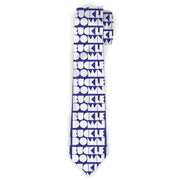 Buckle-Down Necktie - BUCKLE-DOWN Shapes Blue/White Neckties Buckle-Down
