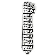 Buckle-Down Necktie - BUCKLE-DOWN Shapes Black/White Neckties Buckle-Down