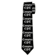 Buckle-Down Necktie - COMPTON-CPT Black/White Neckties Buckle-Down
