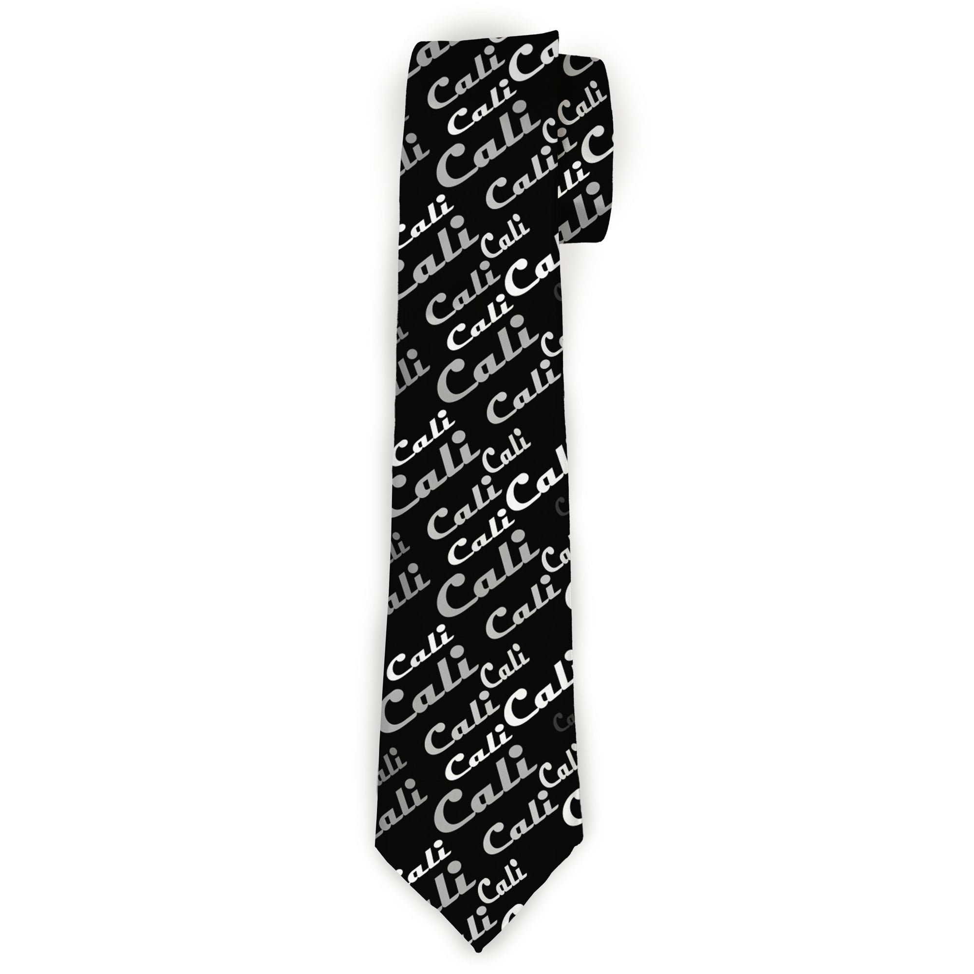 Buckle-Down Necktie - CALI Fade Diagonal Black/Gray/White Neckties Buckle-Down