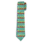 Buckle-Down Necktie - CALI Tropical Aqua/Multi Color Neckties Buckle-Down