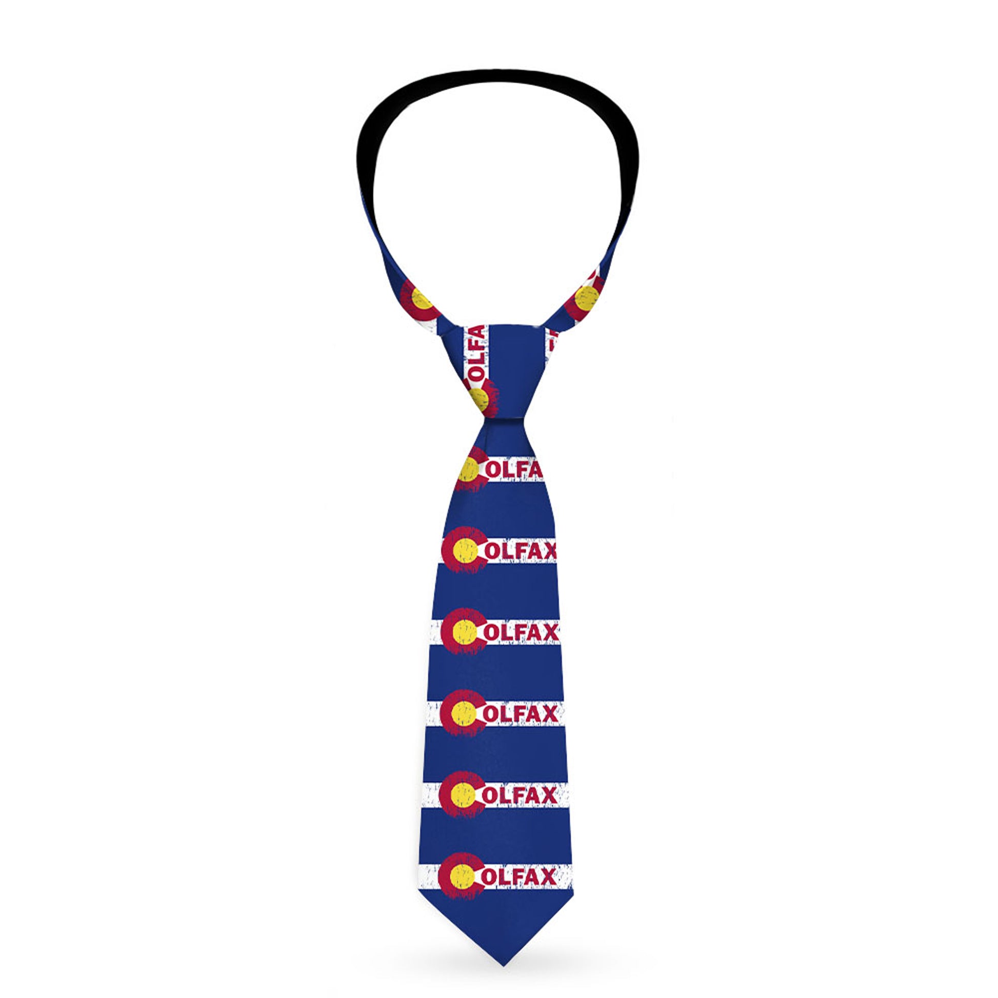 Buckle-Down Necktie - COLFAX Colorado Flag Weathered Neckties Buckle-Down