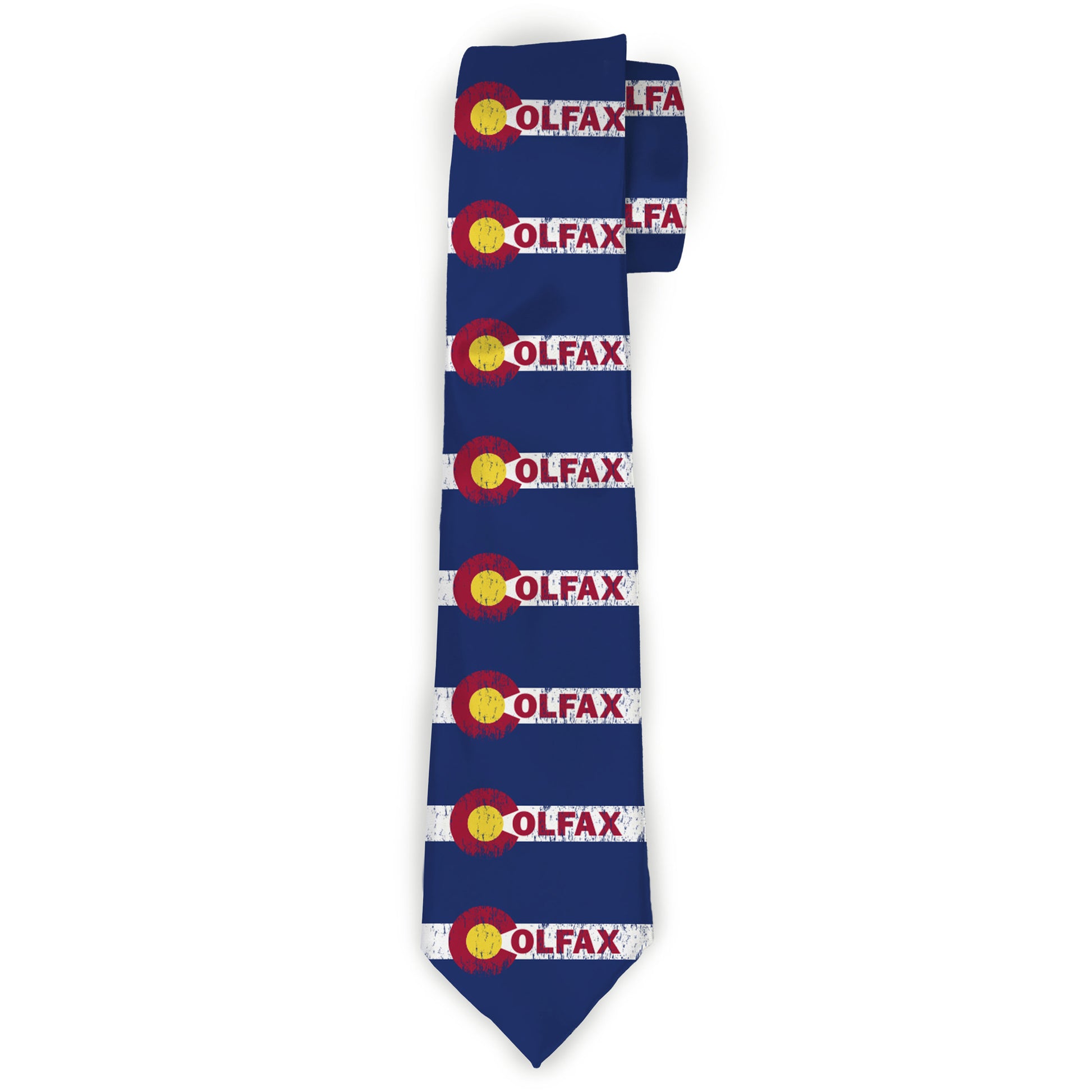 Buckle-Down Necktie - COLFAX Colorado Flag Weathered Neckties Buckle-Down