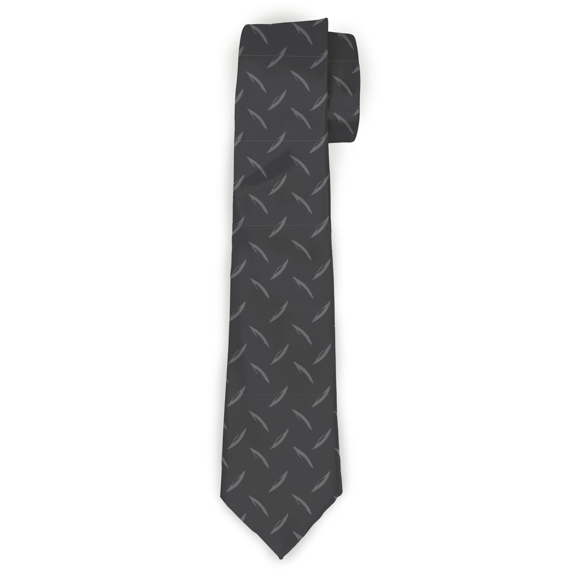 Necktie Standard - Diamond Plate Grays Neckties Buckle-Down