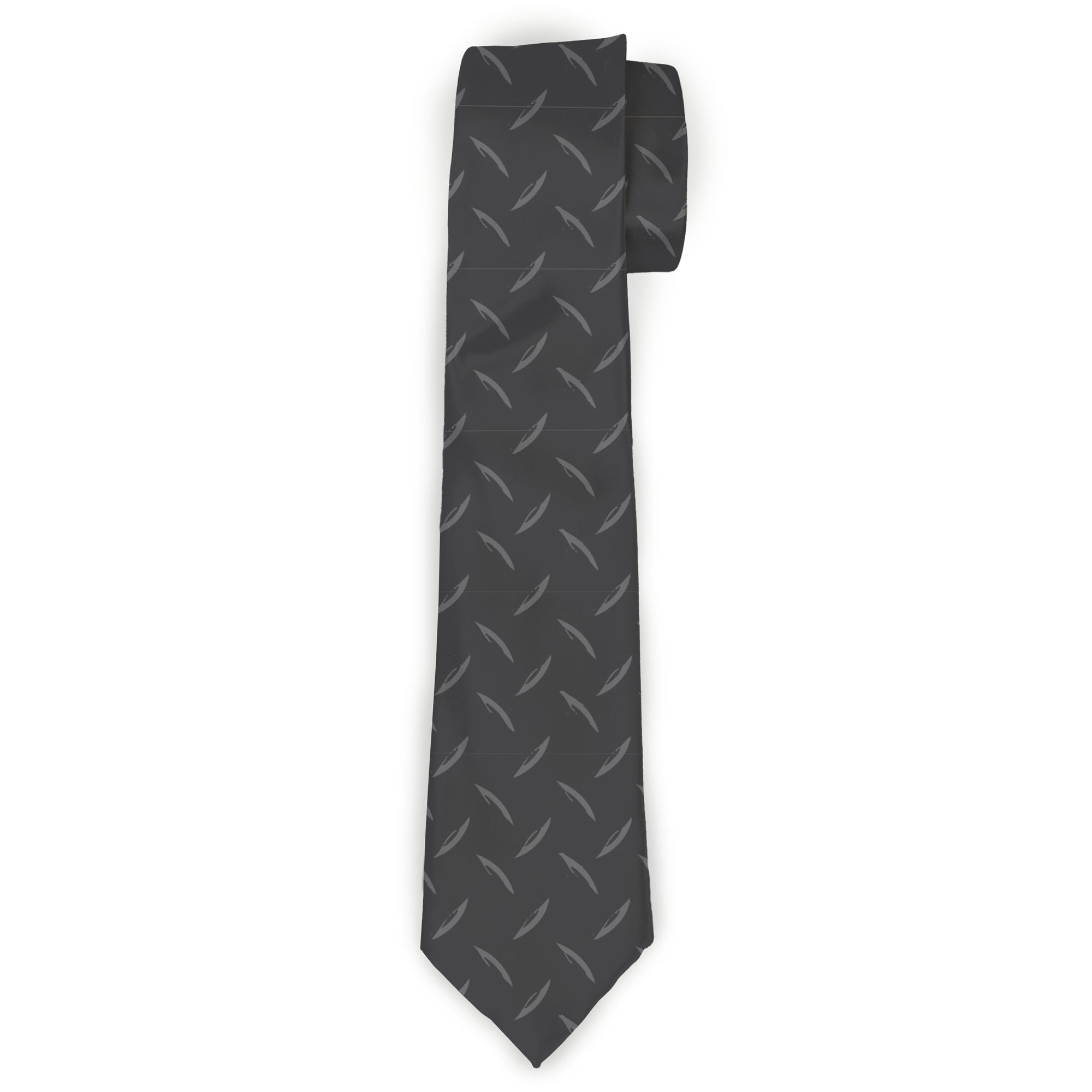 Necktie Standard - Diamond Plate Grays Neckties Buckle-Down