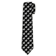 Buckle-Down Necktie - Diamonds Diagonal Black/White Neckties Buckle-Down