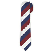 Buckle-Down Necktie - Diagonal Stripe Red/White/Navy Neckties Buckle-Down