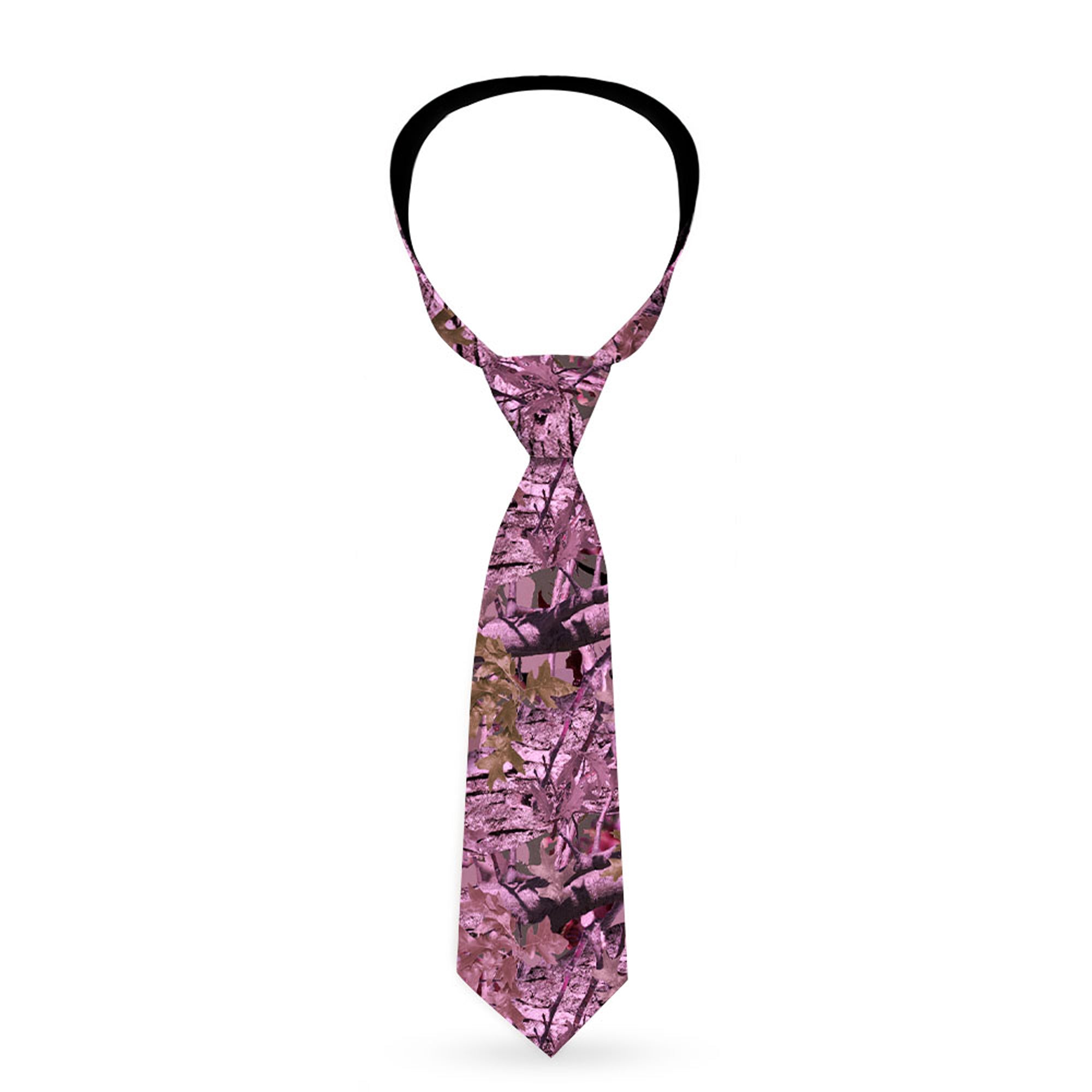 Buckle-Down Necktie - Hunting Camo Pinks Neckties Buckle-Down