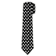 Buckle-Down Necktie - Micro Polka Dots2 Black/White Neckties Buckle-Down