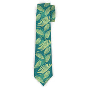 Buckle-Down Necktie - Palm Leaves Stacked Pastel Greens Neckties Buckle-Down