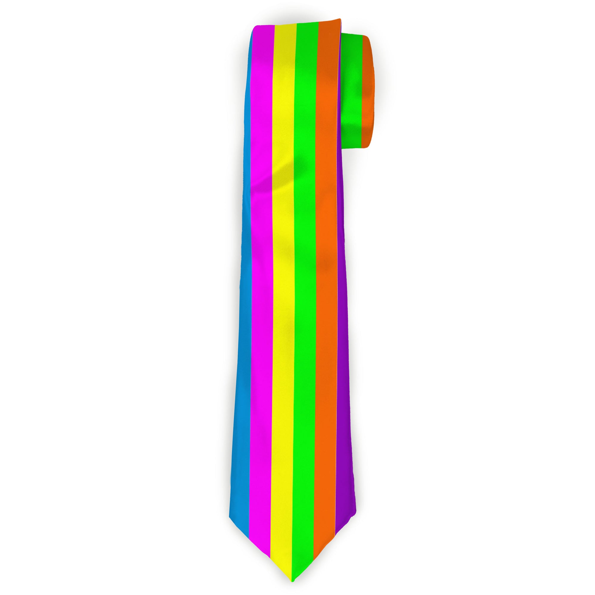 Buckle-Down Necktie - Stripes Purple/Orange/Green/Yellow/Pink/Blue Neckties Buckle-Down