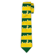 Buckle-Down Necktie - Seattle Skyline Green/Yellow Neckties Buckle-Down