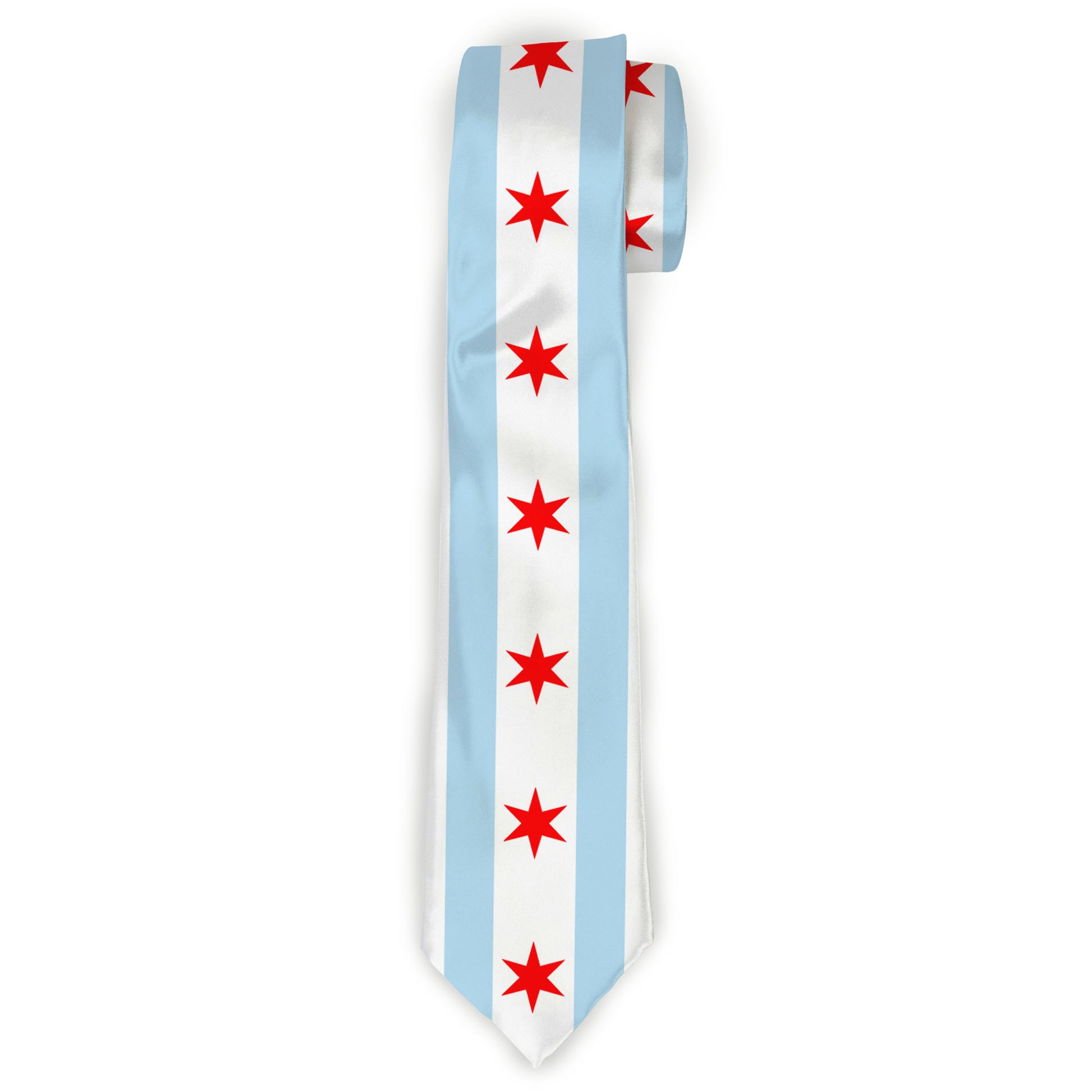 Buckle-Down Necktie - Chicago Flag Neckties Buckle-Down