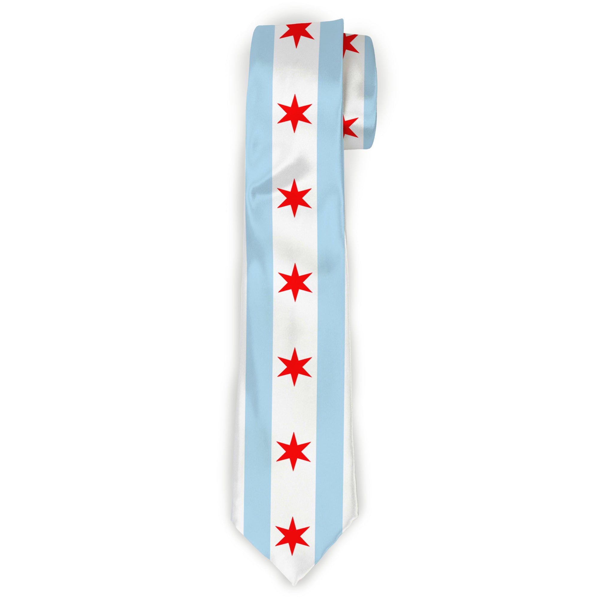 Buckle-Down Necktie - Chicago Flag Neckties Buckle-Down