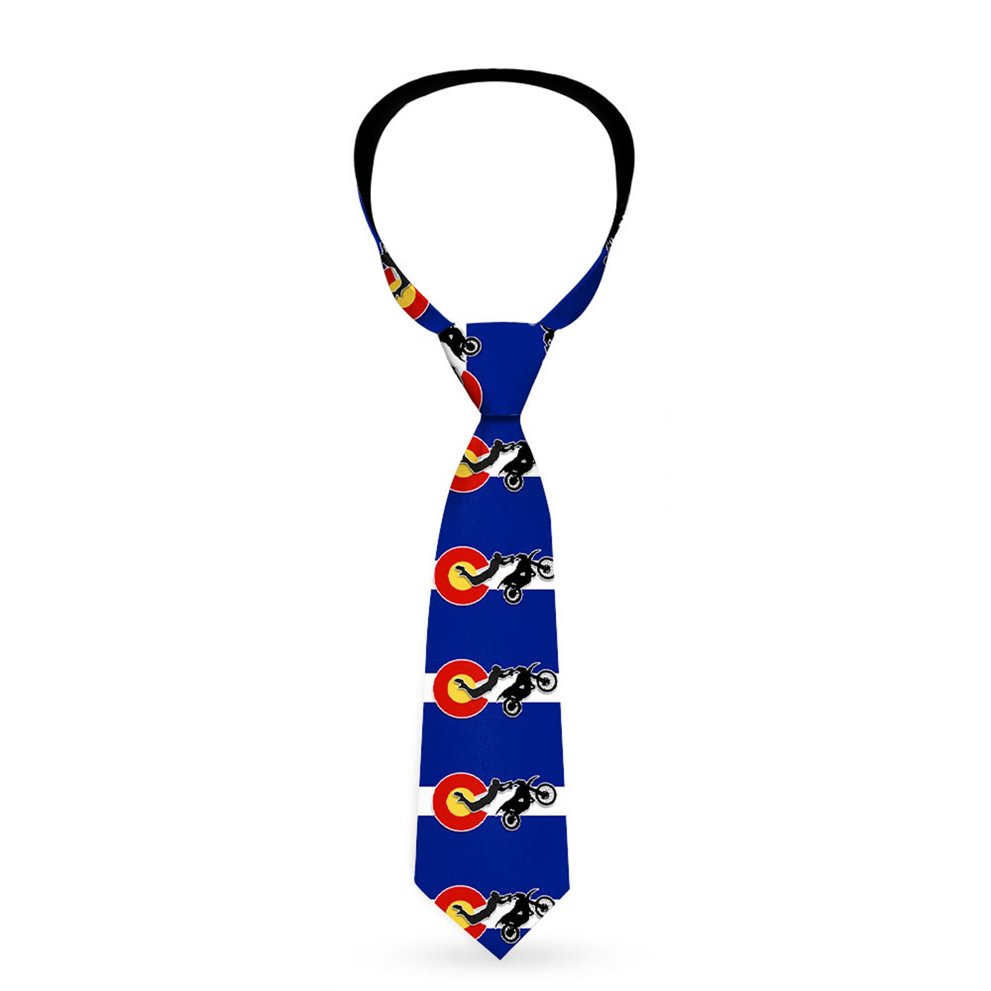 Buckle-Down Necktie - Colorado/Freestyle Motocross Superman Neckties Buckle-Down