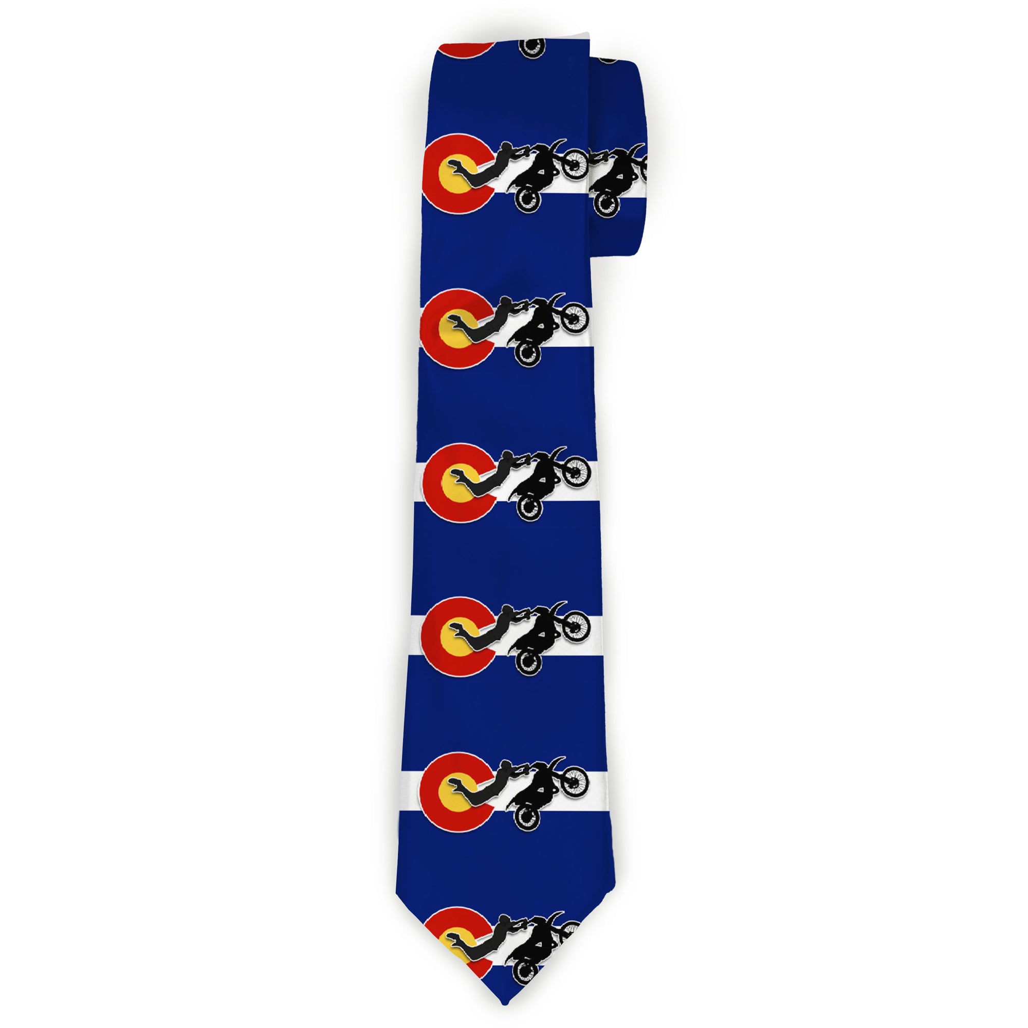 Buckle-Down Necktie - Colorado/Freestyle Motocross Superman Neckties Buckle-Down