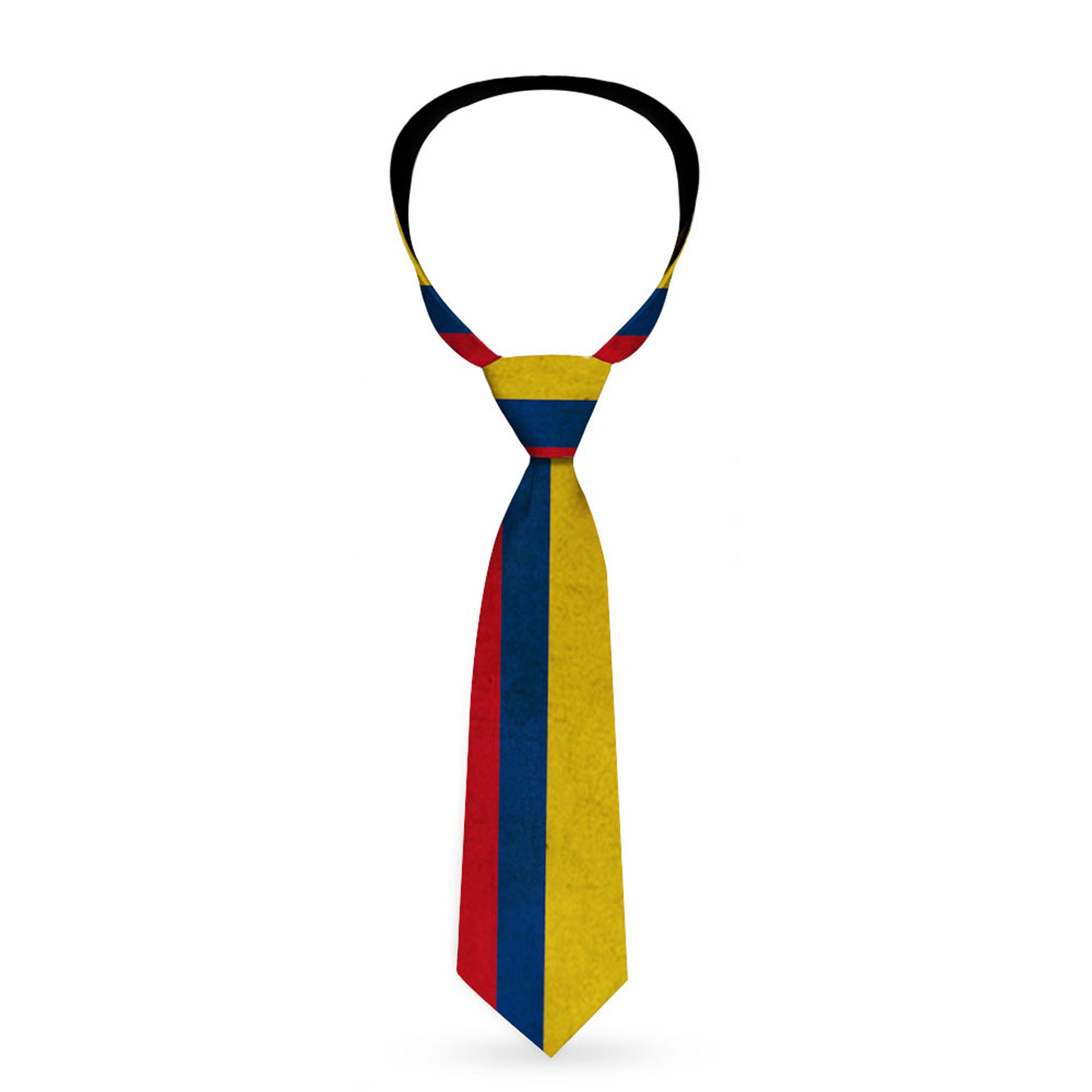 Buckle-Down Necktie - Colombia Flag Distressed Neckties Buckle-Down
