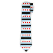 Buckle-Down Necktie - Chicago Flags/Black Neckties Buckle-Down
