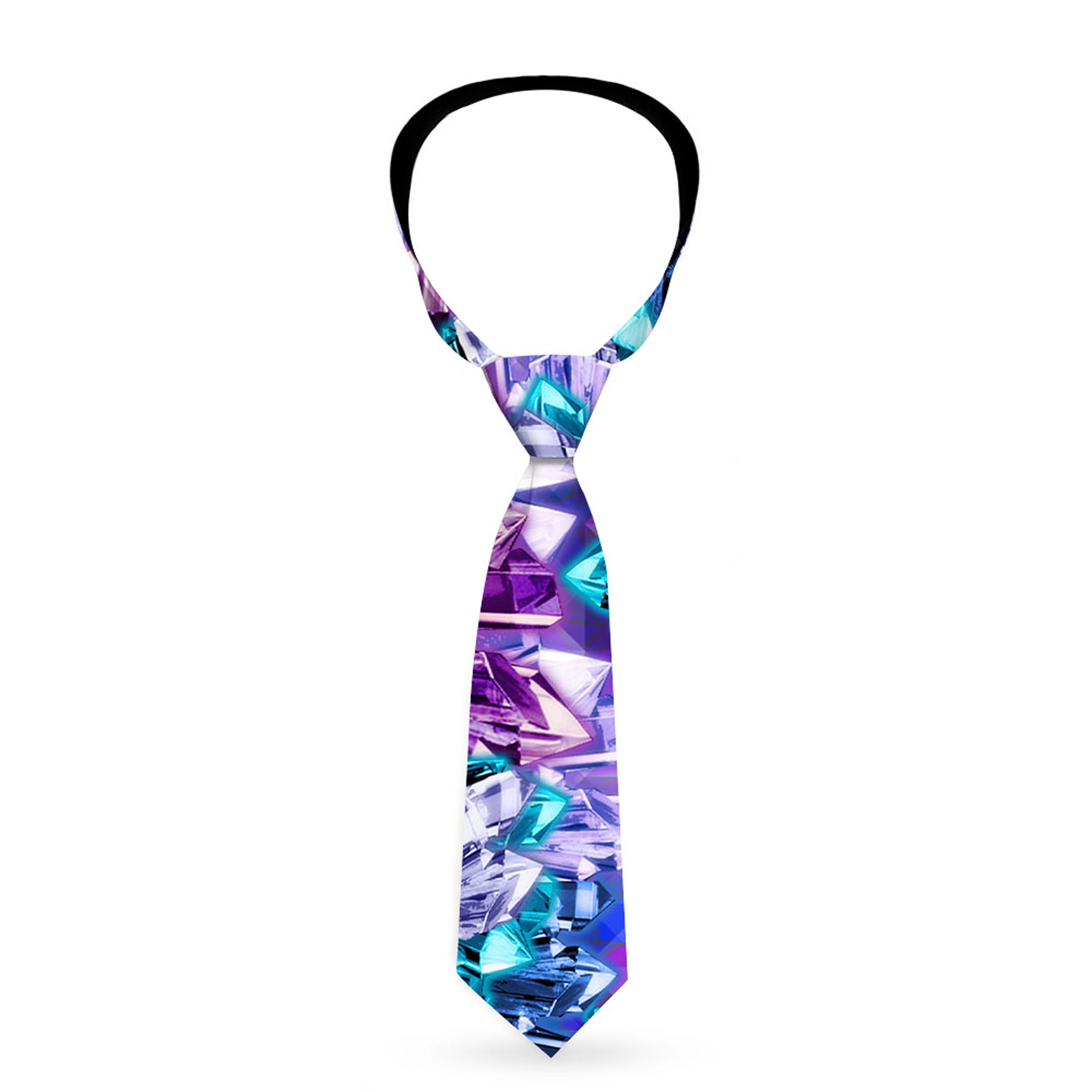 Buckle-Down Necktie - Crystals2 Blues/Purples Neckties Buckle-Down