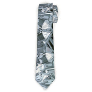 Buckle-Down Necktie - Crystals3 Clear Neckties Buckle-Down