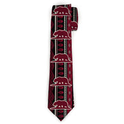 Buckle-Down Necktie - Cali Bear/Aztec4 Black/Dark Reds/Cream Neckties Buckle-Down